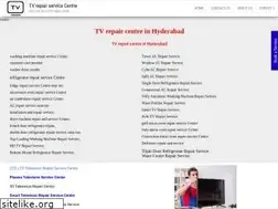 Sites similar to tvrepairservicecenterinhyderabad.com
