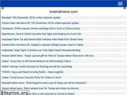 Sites similar to tvserialnews.com