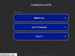 Sites similar to tvserials.site