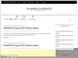 Sites similar to tvserialsupdates.com