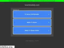 Sites similar to tvseriesdaily.com