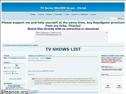 Sites similar to tvseriesheaven.forumsr.com