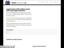 Sites similar to tvserievergelijker.nl