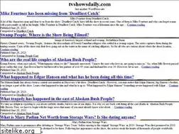 Sites similar to tvshowsdaily.com