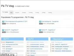 Sites similar to tvtider.se