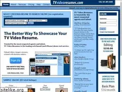 Sites similar to tvvideoresumes.com