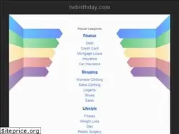 Sites similar to twbirthday.com