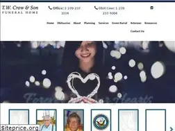 Sites similar to twcrowfuneralhome.com