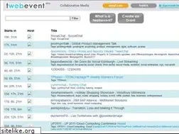 Sites similar to twebevent.com