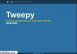 Sites similar to tweepy.org