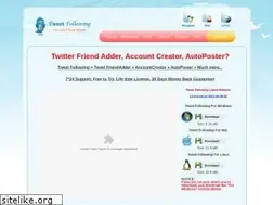 Sites similar to tweetfollowing.com
