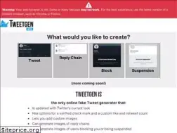Sites similar to tweetgen.com