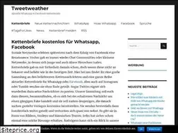 Sites similar to tweetweather.de