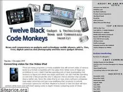 Sites similar to twelveblackcodemonkeys.com