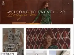 Sites similar to twenty-29.com