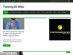 Sites similar to twenty20wiki.com