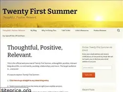 Sites similar to twentyfirstsummer.com