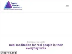 Sites similar to twentyminutesmeditation.co.uk