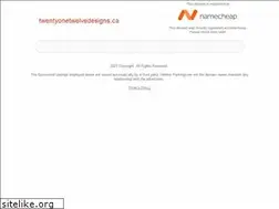 Sites similar to twentyonetwelvedesigns.ca