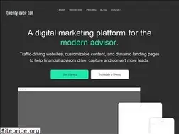Sites similar to twentyoverten.com