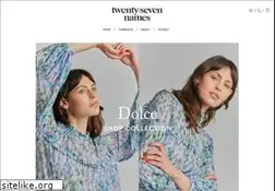 Sites similar to twentysevennames.co.nz
