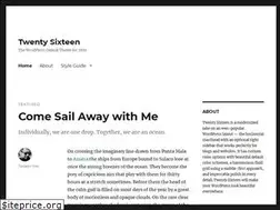 Sites similar to twentysixteendemo.wordpress.com