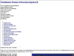 Sites similar to twicoconvergence.it