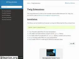 Sites similar to twig-extensions.readthedocs.io