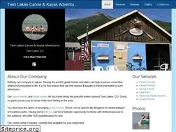 Sites similar to twinlakescanoeandkayak.com