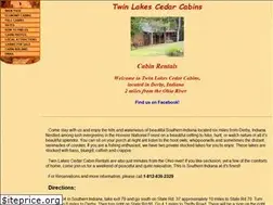 Sites similar to twinlakescedarcabins.com