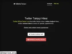 Sites similar to twitter.bidolutakipci.com