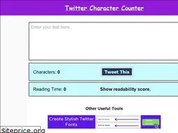 Sites similar to twittercharacter-counter.com