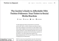 Sites similar to twitterenespanol.net