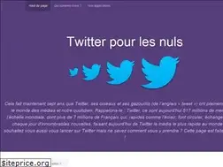 Sites similar to twitterpourlesnuls.com