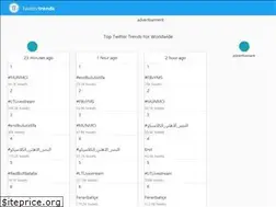 Sites similar to twittertrends.info