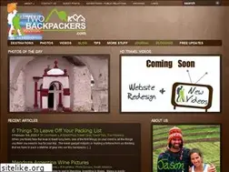 Sites similar to twobackpackers.com