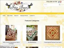 Sites similar to twobeesfabric.com