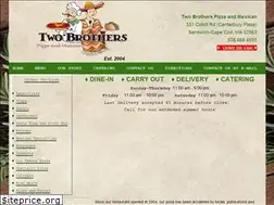 Sites similar to twobrotherspizza.com