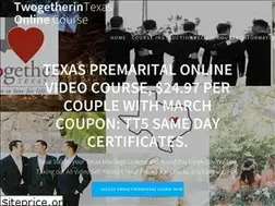 Sites similar to twogetherintexasonlinecourse.com