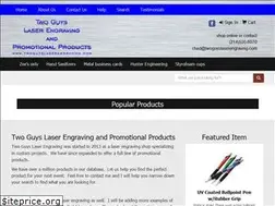 Sites similar to twoguyslaserengraving.com