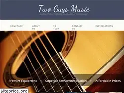 Sites similar to twoguysmusic.com