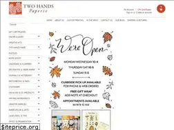 Sites similar to twohandspaperie.com