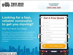 Sites similar to twomenandatruck.com.au