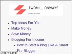 Sites similar to twomillionways.com