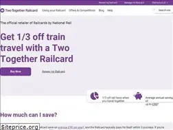 Sites similar to twotogether-railcard.co.uk