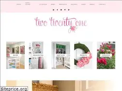 Sites similar to twotwentyone.net