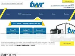 Sites similar to twrtransportadora.com.br