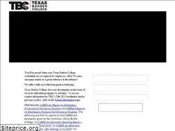 Sites similar to txbarber.edu