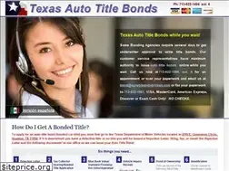 Sites similar to txbondedtitle.com