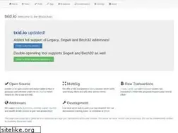 Sites similar to txid.io